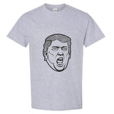 Funny USA President Donald Trump Dictator Shout Face Men T Shirt Tee Top