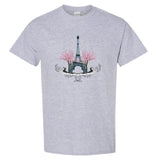 Eiffel Tower Paris France Europe Romantic City Art Men T Shirt Tee Top