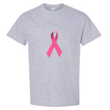 Breast Cancer Hope Support Awareness Pink Ribbon Men T Shirt Tee Top