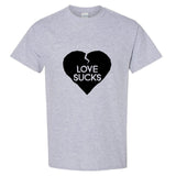 Love Sucks Broken Heart Lover Funny Joke Novelty Men T Shirt Tee Top