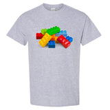 Colourful Building Blocks Brick Fun Toys Men T Shirt Tee Top