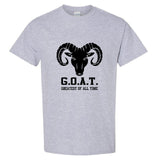 GOAT Greatest Of All Time Bighorn Sheep Head Men T Shirt Tee Top