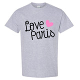 I Love Paris France City of Romance Lights Gift Men T Shirt Tee Top