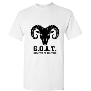 GOAT Greatest Of All Time Bighorn Sheep Head Men T Shirt Tee Top