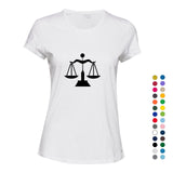 Libra Zodiac Horoscope Astrological Symbol Sign Ladies Women T Shirt Tee Top