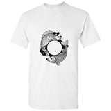 Pisces Fish Zodiac Sign Horoscope Fortune Symbol Men T Shirt Tee Top