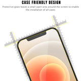 Apple iPhone 12 PRO MAX Clear Case Cover & 9H Tempered Glass Screen Protector