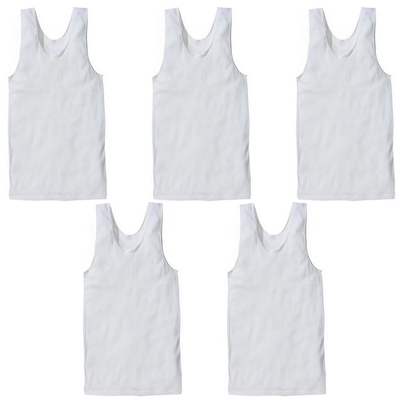 Bonds 5 Packs White Mens Chesty Cotton Plain Singlet Vest Tank Top Undergarment M7WL
