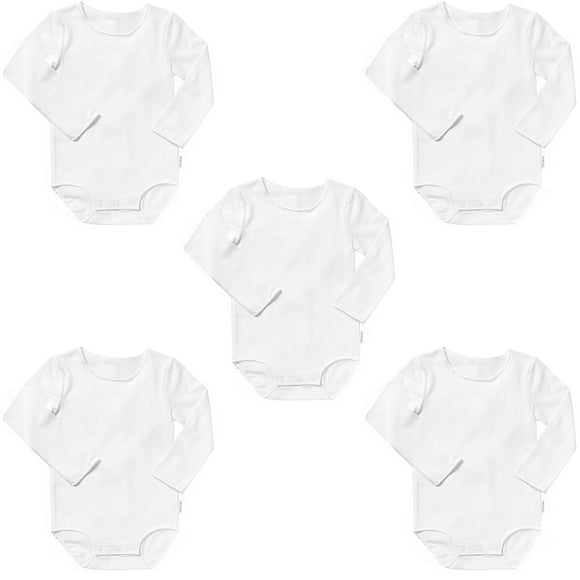 Bonds 5 Packs Baby Infant Wonderbodies Long Sleeve Bodysuit Wondersuit 0000-2 BY4RA