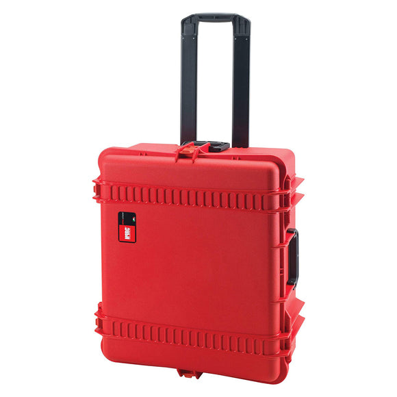 HPRC 2700W Wheeled Hard Case Waterproof Camera Tool Empty Carry Bag Red