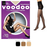 6x Voodoo Shine Voluptuous Comfort Stockings Pantyhose Tights Black Magic H30560