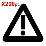 WARNING DANGER CAUTION Large shipping label adhesive warning mailing sticky sticker 61x49mm