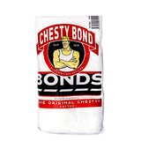 Bonds 5 Packs White Mens Chesty Cotton Plain Singlet Vest Tank Top Undergarment M7WL
