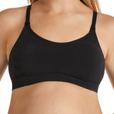 2x Bonds Maternity Nursing Breastfeeding Pregnancy Seamfree Crop Bra Black YYCEY