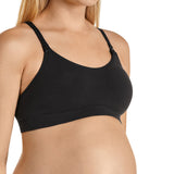 2x Bonds Maternity Nursing Breastfeeding Pregnancy Crop Bra Black Grey YYCEY