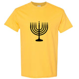 Traditional Jewish Judism Festival Celebration Hanukkah Men T Shirt Tee Top Logo