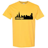 Chicago City Illinois USA America Skyscraper Art Men T Shirt Tee Top