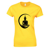 Gautama Zen Buddha Buddhism Buddhist Religion Art Ladies Women T Shirt Tee Top