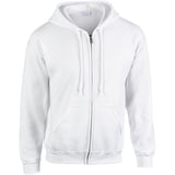 Zip Up Hoodie Heavy Blend Blank Plain Basic Hooded Fleece Sweatshirt Sweater