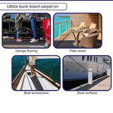 3x2m Marine Carpet Flooring Felt Boat Yacht Deck Car Bunk Anti Slip Skid Black