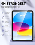 2pcs Tempered Glass Screen Protector for Apple iPad 10th Gen 10.9 Inch 2022 2023