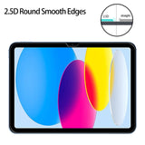 2pcs Tempered Glass Screen Protector for Apple iPad 10th Gen 10.9 Inch 2022 2023
