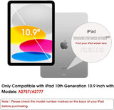 10x Soft Pet Film Screen Protector for Apple iPad 10th Gen 10.9'' 2022 2023 Bulk