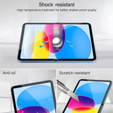 Full Tempered Glass Screen Protector for Apple iPad 10th Gen 10.9 Inch 2022 2023