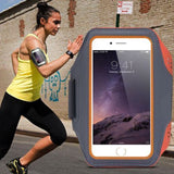 Sports Jogging Running Arm Band Strap ID Phone Holder Armband < 6.5'' Orange Universal Breathable