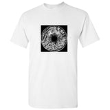 Black Dark Void Universe Eye Marble Art White Men T Shirt Tee Top