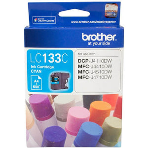 GENUINE Brother LC133 Cyan Ink Cartridge J4110DW J4410DW J4510DW J4710DW LC133C