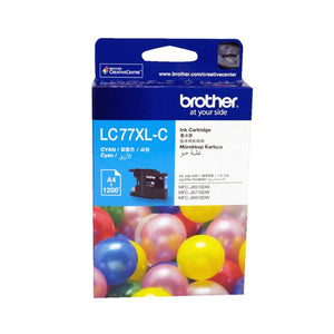 GENUINE Original Brother LC77XLC CYAN Ink Cartridge Toner LC77XL-C