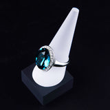 Solid Acrylic perspex cone finger ring jewellery display stand holder showcase organiser