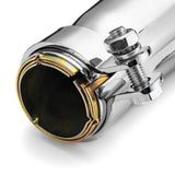 Motorcycle Cafe Racer Exhaust Muffler Pipe Tube + Sliding Bracket Universal