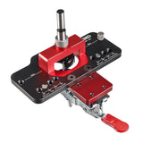 35MM Hinge Boring Hole Drill Guide Locator Jig Clamp Woodworking Tool Kit