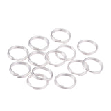 1000x Double Jump Rings Silver Strong No Fade Open Split Connector Loop Bulk