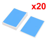 20pcs Phone Screen Camera Lens Cleaner Cleaning Blue Dust Absorber Sticky Sticker
