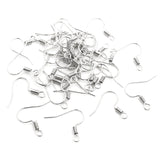 1000 Pack Silver Earrings Ear Wire Metal French Shepherd Hook Findings Bulk