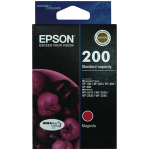 GENUINE Epson 200 Magenta Ink T200392 XP-100 XP-200 XP-300 XP-310 XP-400 XP-410 WF-2510 WF-2520 WF-2530 WF-2540