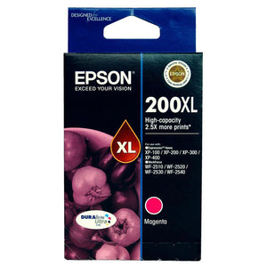 GENUINE Original Epson 200XL Magenta Ink Cartridge Toner T201392 C13T201392