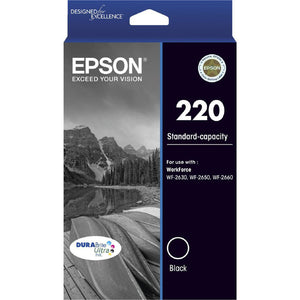 GENUINE Original Epson 220 Black Ink Cartridge WF-2630 WF-2650 WF-2660 T293192