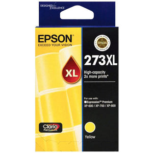 GENUINE Original Epson 273XL Yellow Ink Cartridge High Capacity Claria T275492