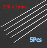 5Pcs 230x2mm Low Temp Aluminum Repair Rods For Aluminum/Gas/Argon Arc Welding