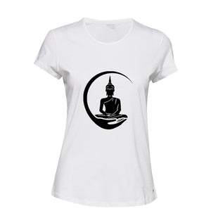 Gautama Zen Buddha Buddhism Buddhist Religion Art Ladies Women T Shirt Tee Top