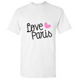 I Love Paris France City of Romance Lights Gift Men T Shirt Tee Top