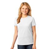 Female Ladies Women's Heavy Cotton Blank Plain Basic T-Shirt Tee Tops