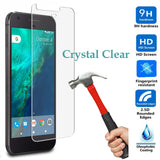 Premium 9H Tempered Glass phone screen protector for Google Pixel XL Front