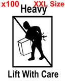 XXL HEAVY LIFT WITH CARE shipping label adhesive warning sticky sticker 100x150mm