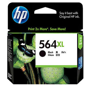 GENUINE Original HP 564XL BLACK Ink Cartridge Toner CN684WA-2