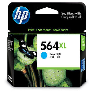 GENUINE Original HP 564XL CYAN Ink Cartridge Toner CB323WA